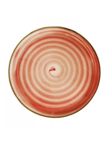 PIATTO PIZZA NAPOLI SPIRALE COLOR CM.33 ROSSO