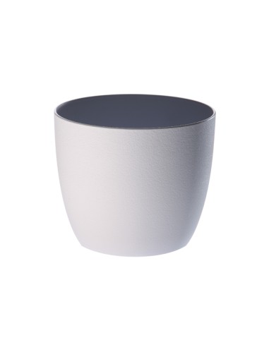 COPRI VASO MILANO CM. 15 BIANCO