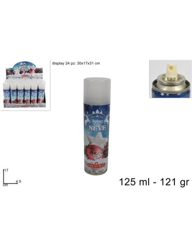 BOMBOLETTA NEVE SPRAY 125 ML.