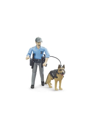 BRUDER POLIZIOTTO CON CANE