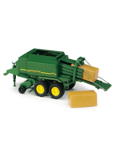 BRUDER RIMORCHIO PRESSABALLE JOHN DEERE