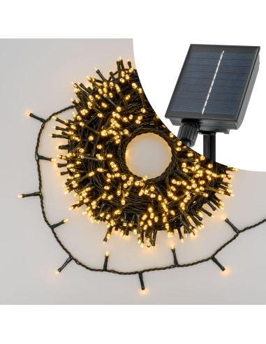 CATENA PANNELLO SOLARE 400 LED