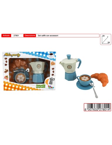 SET CAFFE' CON ACCESSORI