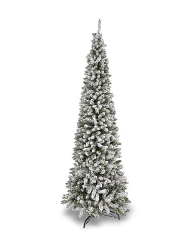 ALBERO DI NATALE SLIM INNEVATO MEGEVE 180 CM