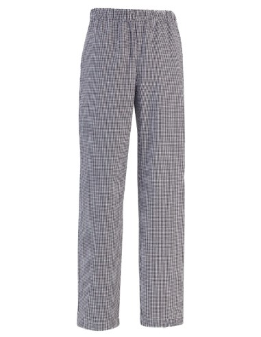 PANTALONE ECONOMIC LINE UNISEX COTONE 100% QUADRETTO B/N