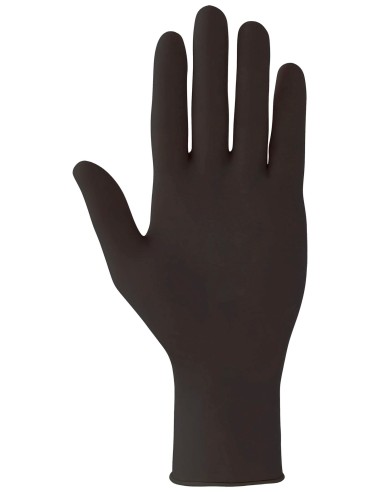  100 PZ. GUANTI BLACK NITRILE M